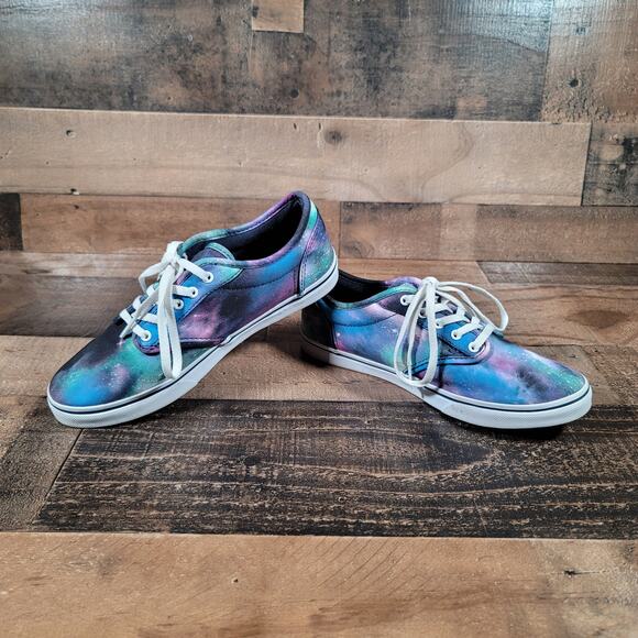 Vans Authentic Off The Wall Cosmic Galaxy Space Women's Skate Shoes US Size 6 - Picture 1 of 7